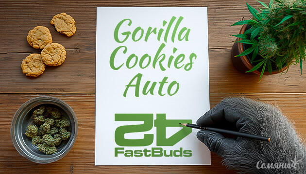Гроурепорт сорта Gorilla Cookies Auto
